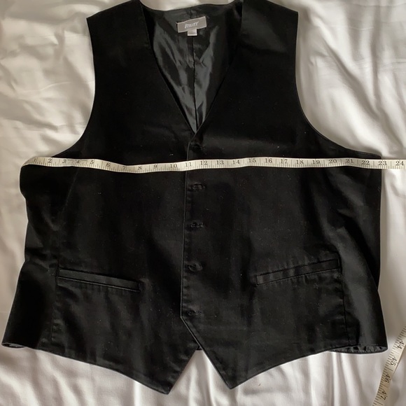 Men's Suit Twill Vest - Picture 3 of 6